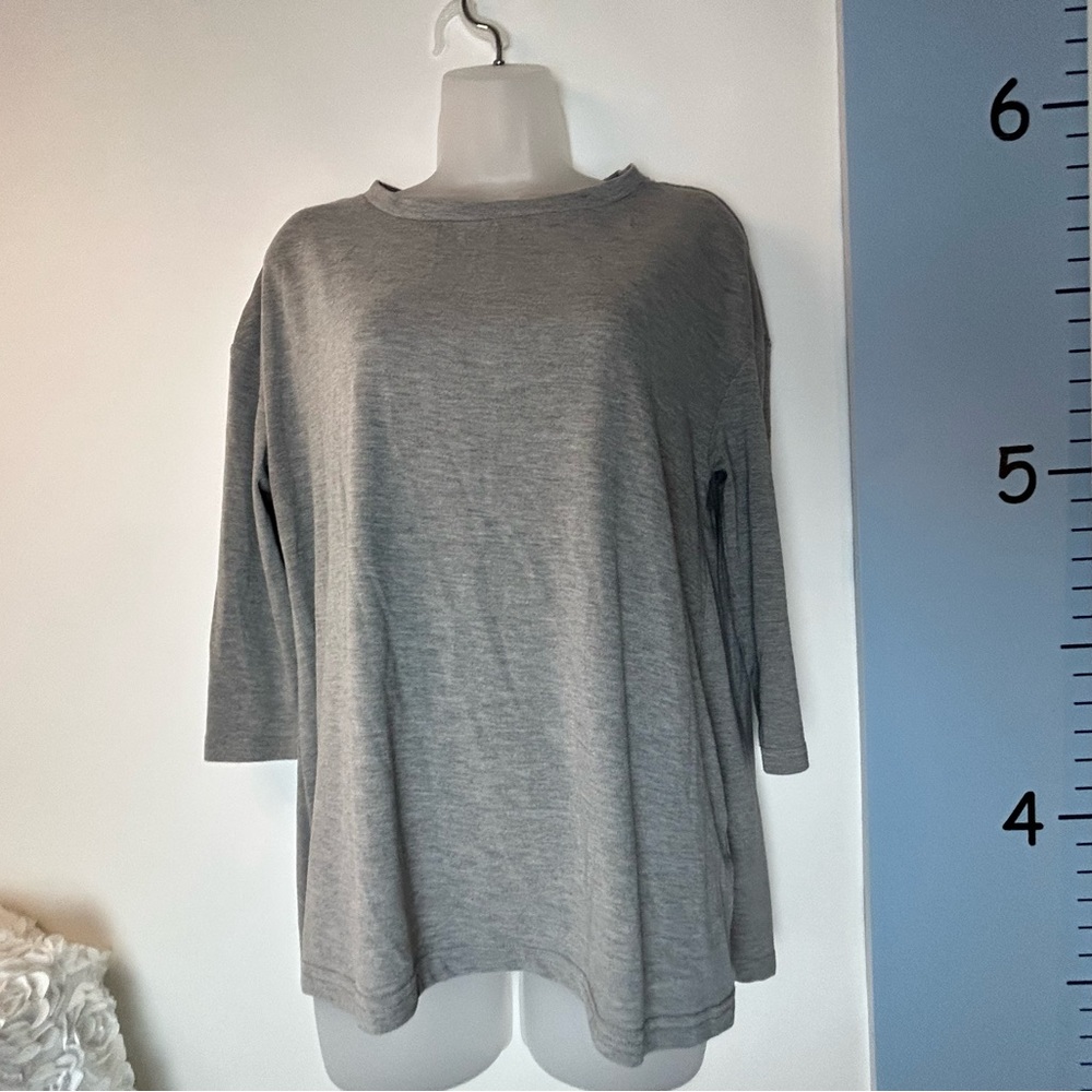 Philosophy Gray Long Sleeve‎ Shirt Women's Medium.